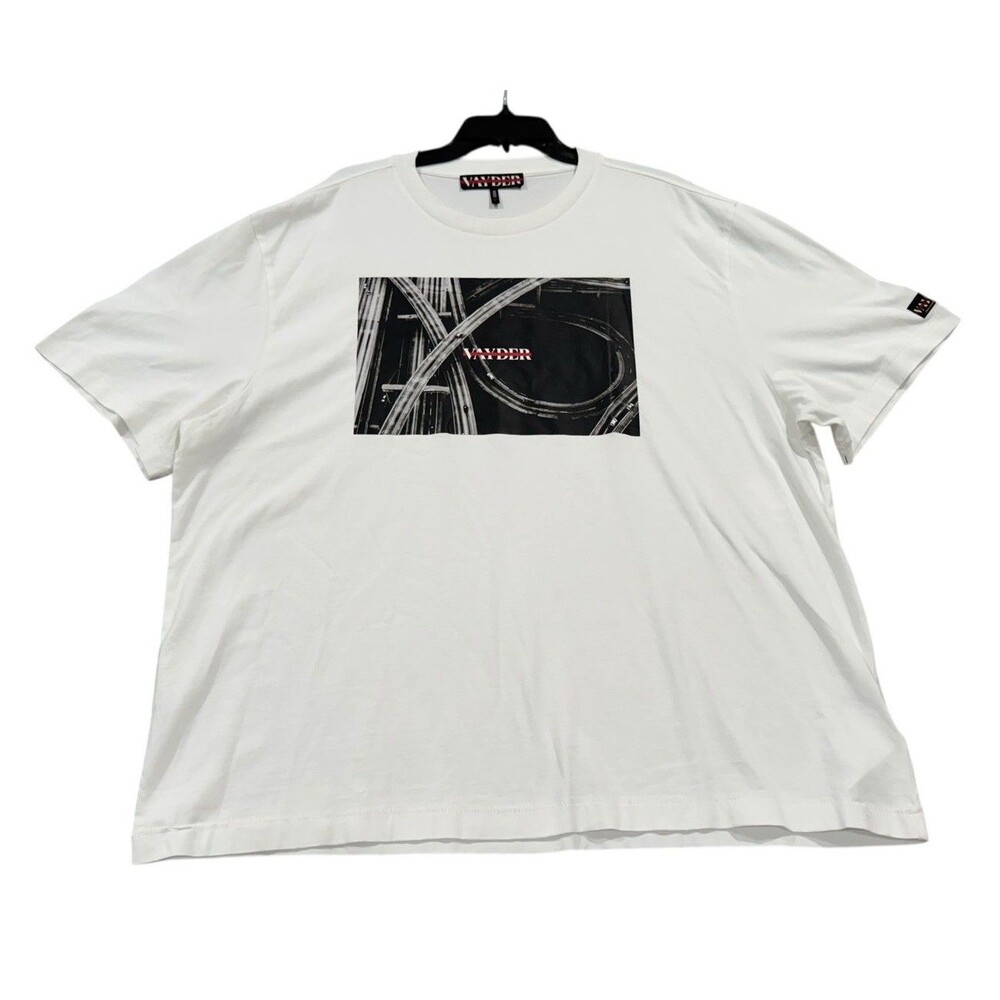 NEW Vayder Mens Concrete Jungle Graphic Tee White Size XXL NWT FREE Shipping